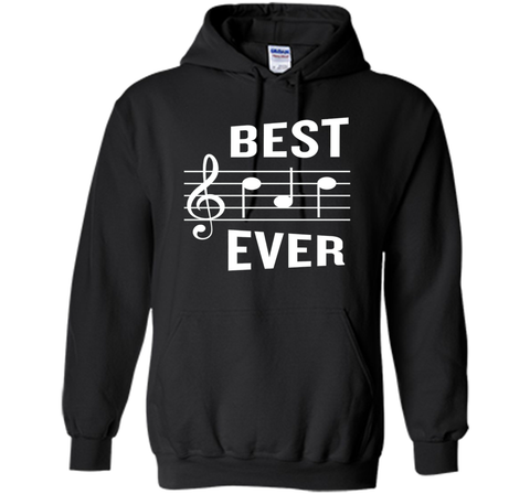 Best Dad Ever T-Shirt Funny Music Note Father's Gift