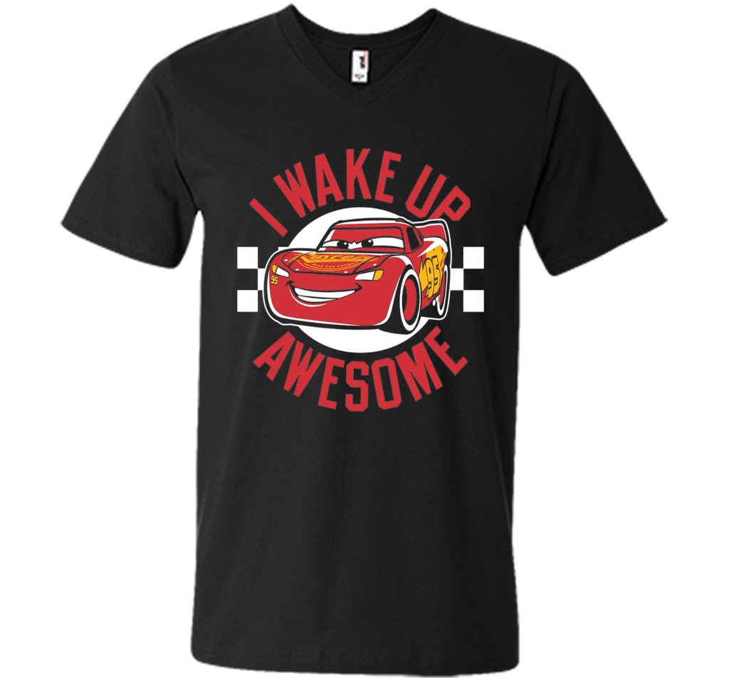 Disney Pixar Cars 3 McQueen Wake Up Awesome Graphic T-Shirt