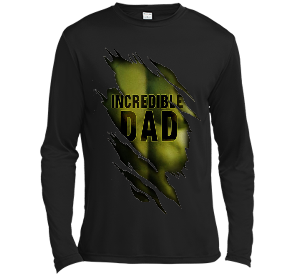 Mens incredible Dad T-Shirt Funny Superhero shirt