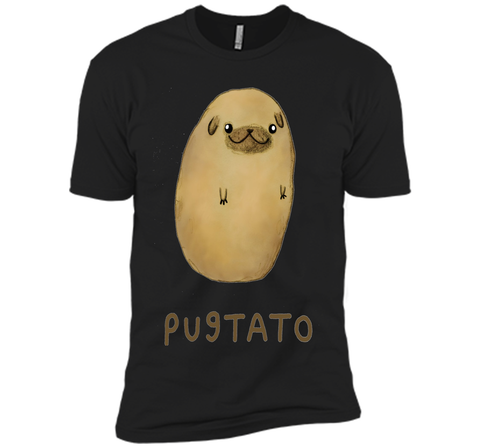Funny Cute Dog Pug Potato T-Shirt
