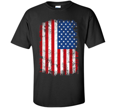 Vintage Patriotic American Flag 4th of July Family T-Shirt