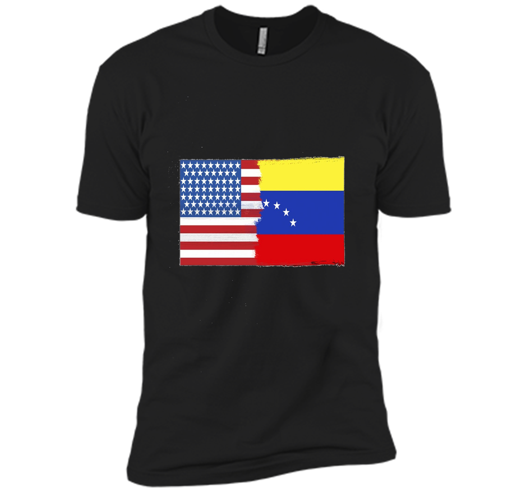 Venezuelan American Half Venezuela Half America Flag Shirt