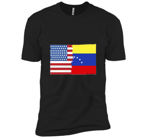 Venezuelan American Half Venezuela Half America Flag Shirt