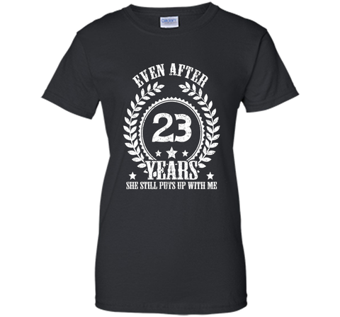 23 Years Anniversary Shirt - Funny Anniversary Gift For Him