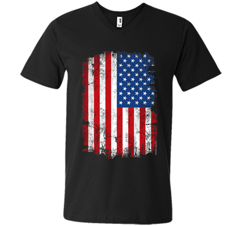 Vintage Patriotic American Flag 4th of July Family T-Shirt