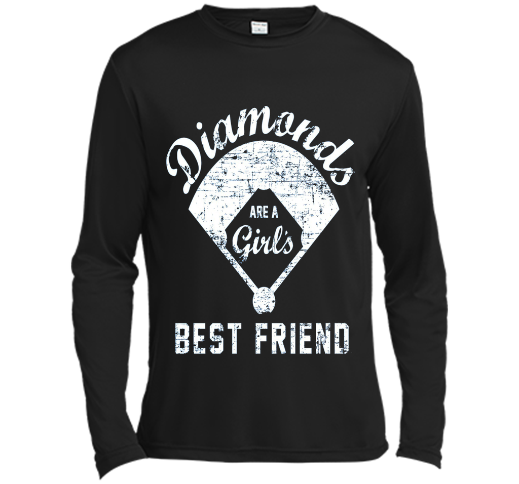 Diamonds are a Girl's Best Friend T Shirt, Softball Mom Gift