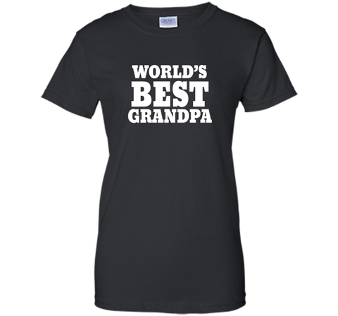 World's best grandpa - grandparent t-shirt