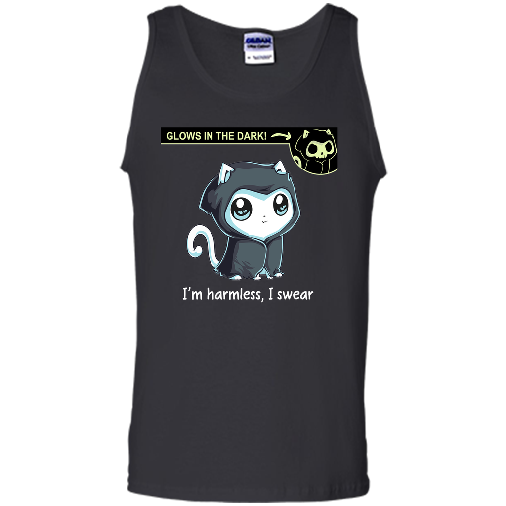grim kitty, i'm harmless, i wear-lovely cat-lovely animal t shirt