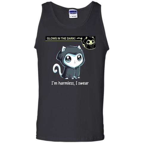 grim kitty, i'm harmless, i wear-lovely cat-lovely animal t shirt