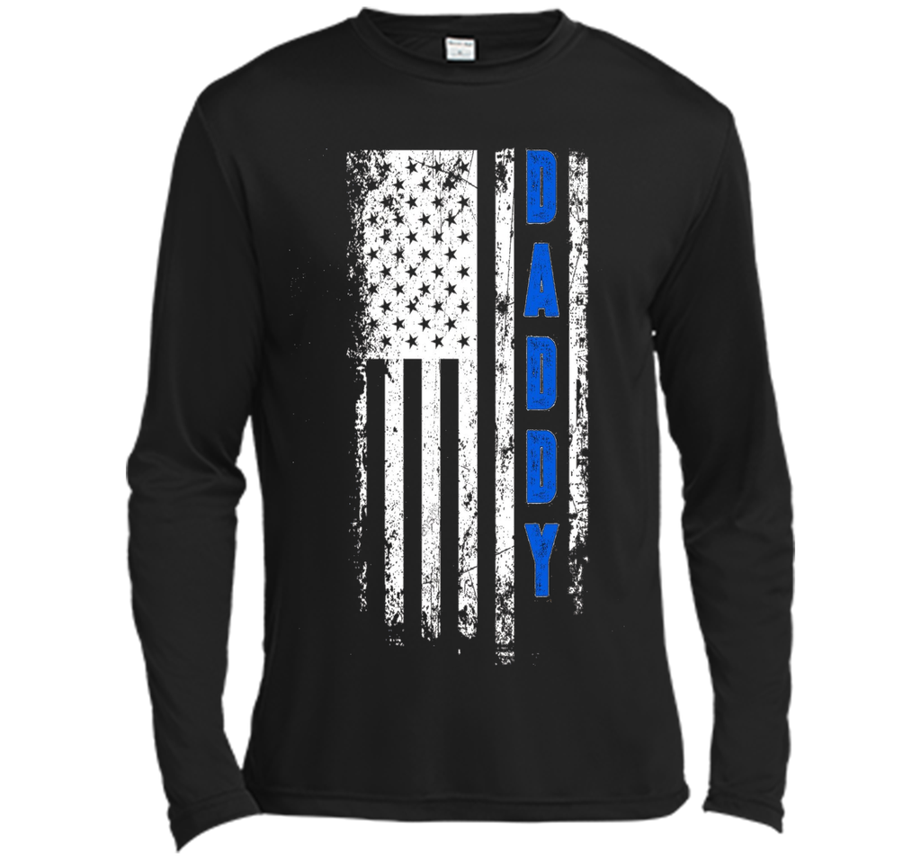 Father's Day t-Shirt - America Daddy Flag Blue