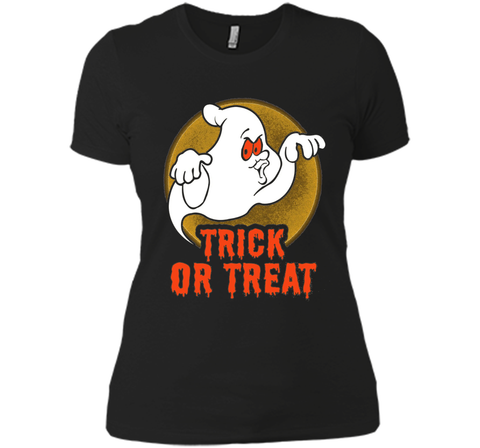 Funny Halloween Trick-or-Treat T-Shirt Ghost Tee cool shirt
