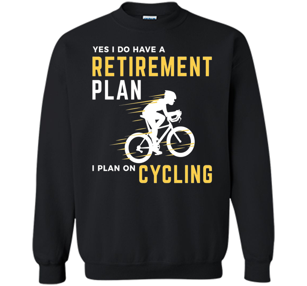 Retirement Plan Funny Bicycle Cycling Humor Graphic T-Shirt