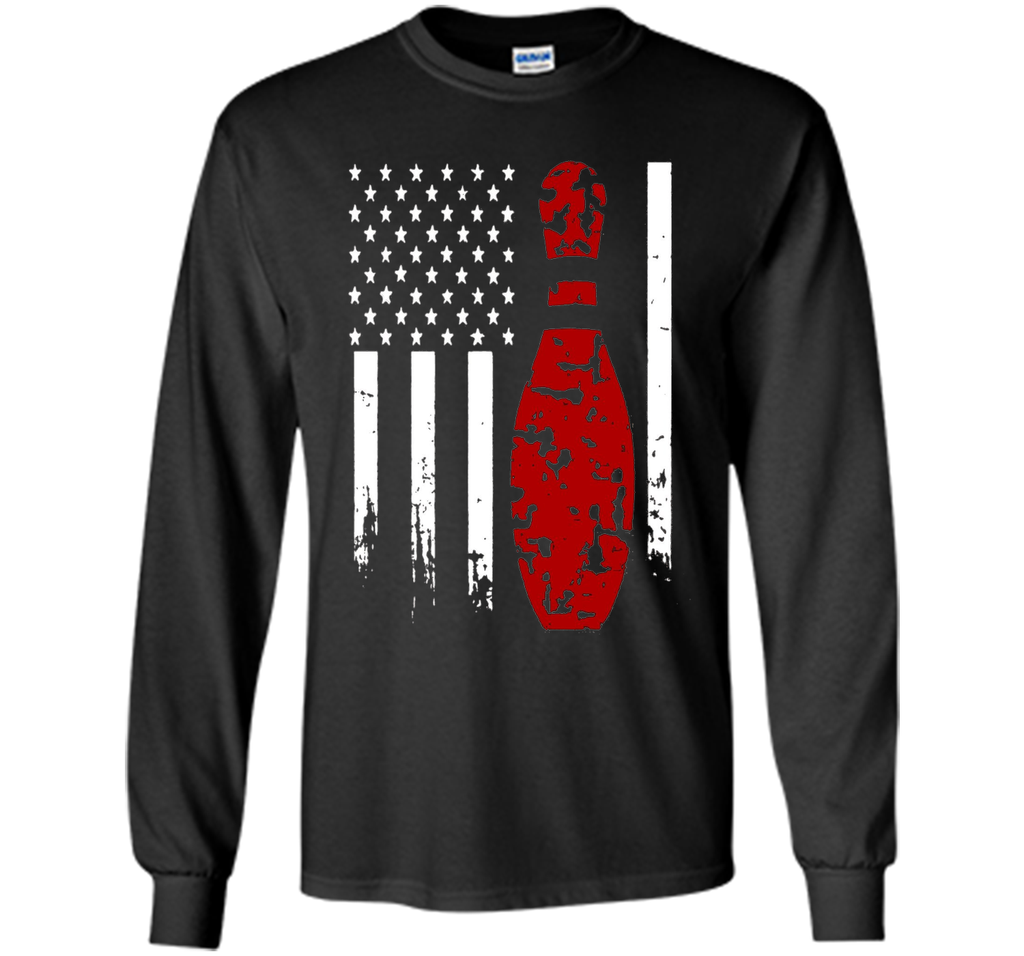 Bowling T Shirts - bowling flag