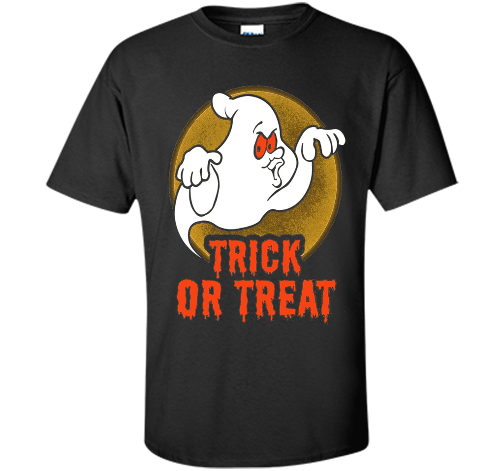Funny Halloween Trick-or-Treat T-Shirt Ghost Tee cool shirt