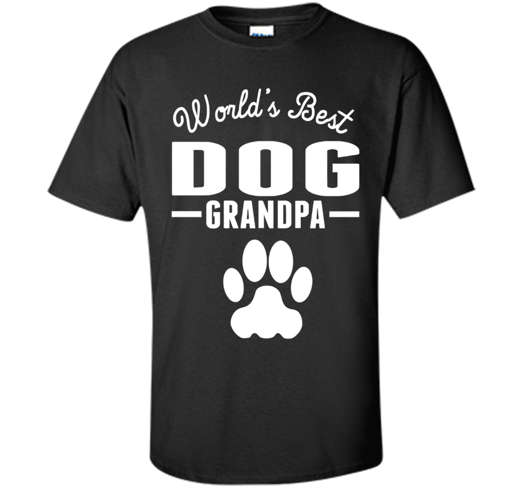 Men's World's Best Dog Grandpa T-Shirt