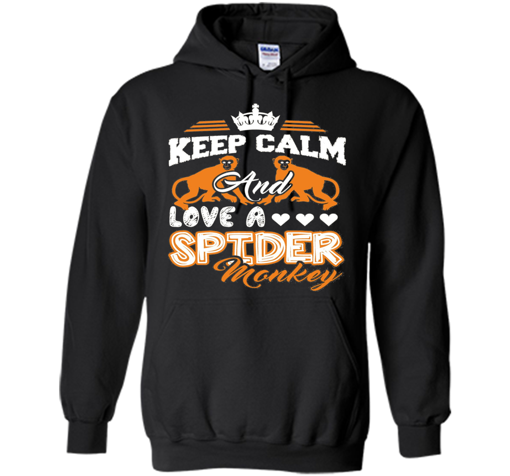 Spider Monkey Shirt - Keep Calm And Love A Spider Monkey Tee