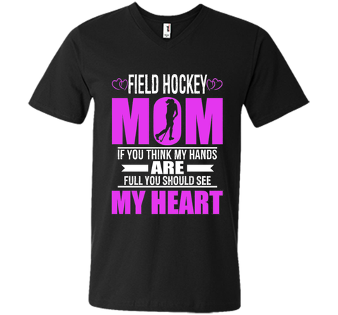 Field Hockey Moms Full Heart Mothers Day T-Shirt