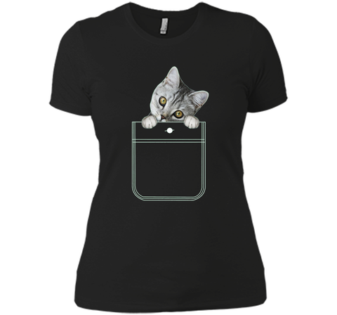 Adorable Cat Shirt, Kitty in My Pocket Tee by Zany Brainy