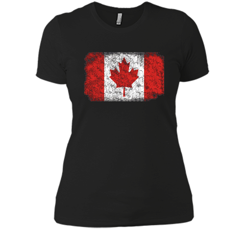 Worn Out Canada Flag T-shirt for Canada Day