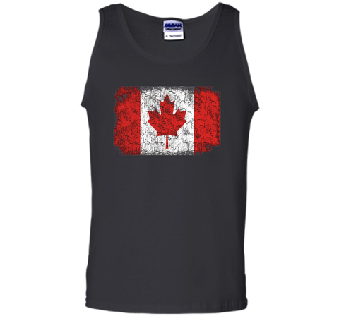 Worn Out Canada Flag T-shirt for Canada Day