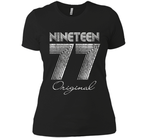 Vintage Nineteen 77 Original 40th Birthday 1977 T-Shirt