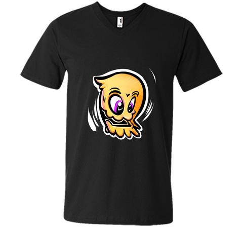 Funny Ghost Cartoon Skull Design Tee Gift Ghosts Fun T-Shirt cool shirt