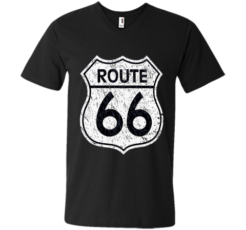 Historical Route 66 Distressed Vintage Look T Shirt