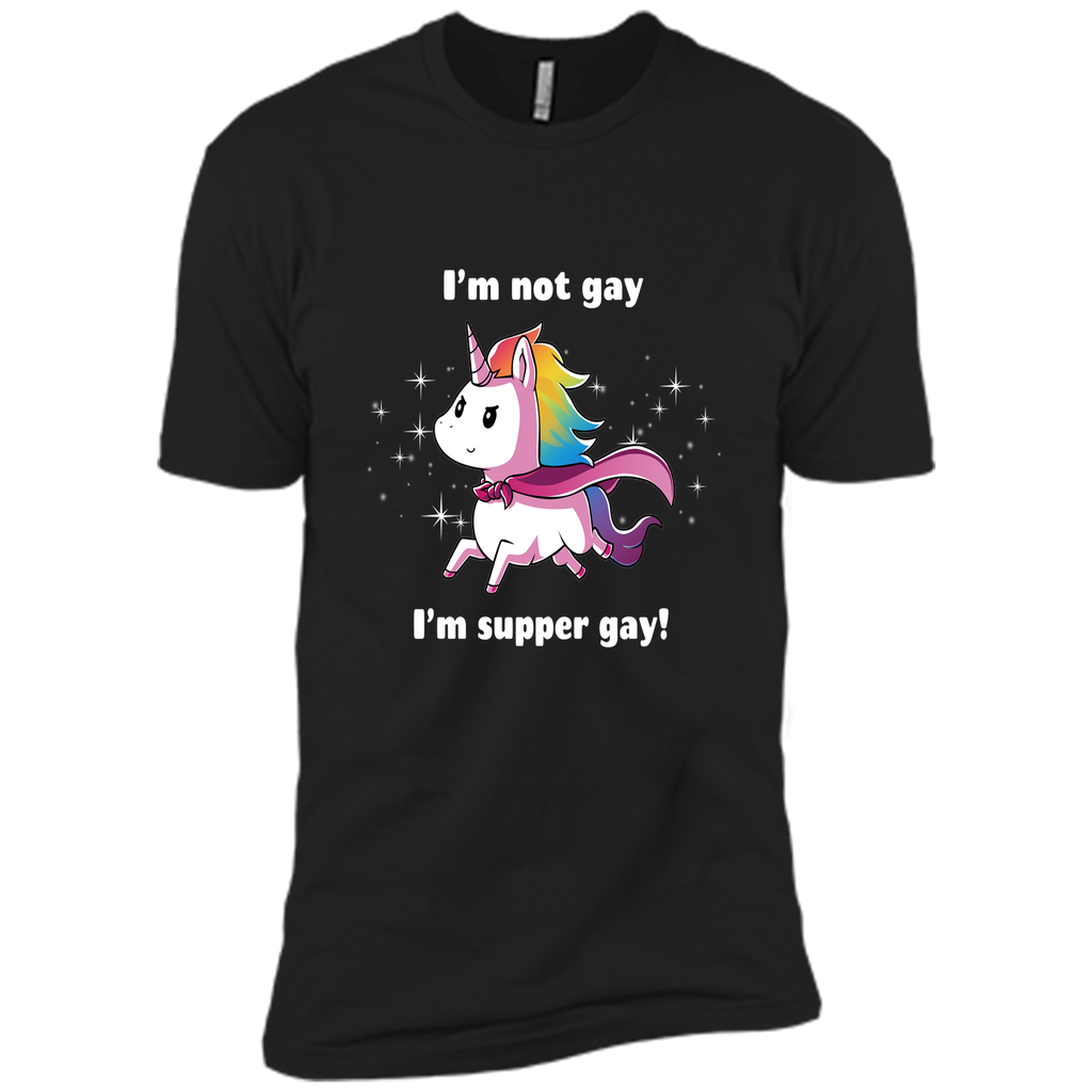 I'm super gay-lovely unicorn tshirt