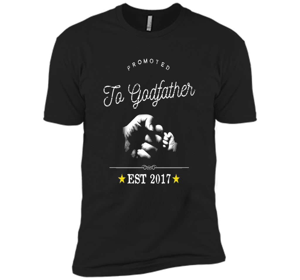 Promoted to Godfather TShirt New To Be Expecting Top Retro