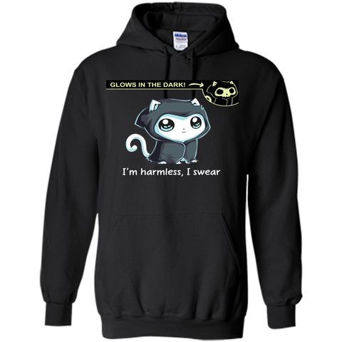 grim kitty, i'm harmless, i wear-lovely cat-lovely animal t shirt