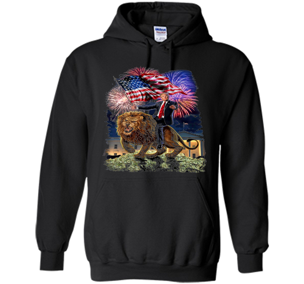 T-Shirt - Republican President Donald Trump Riding War Lion