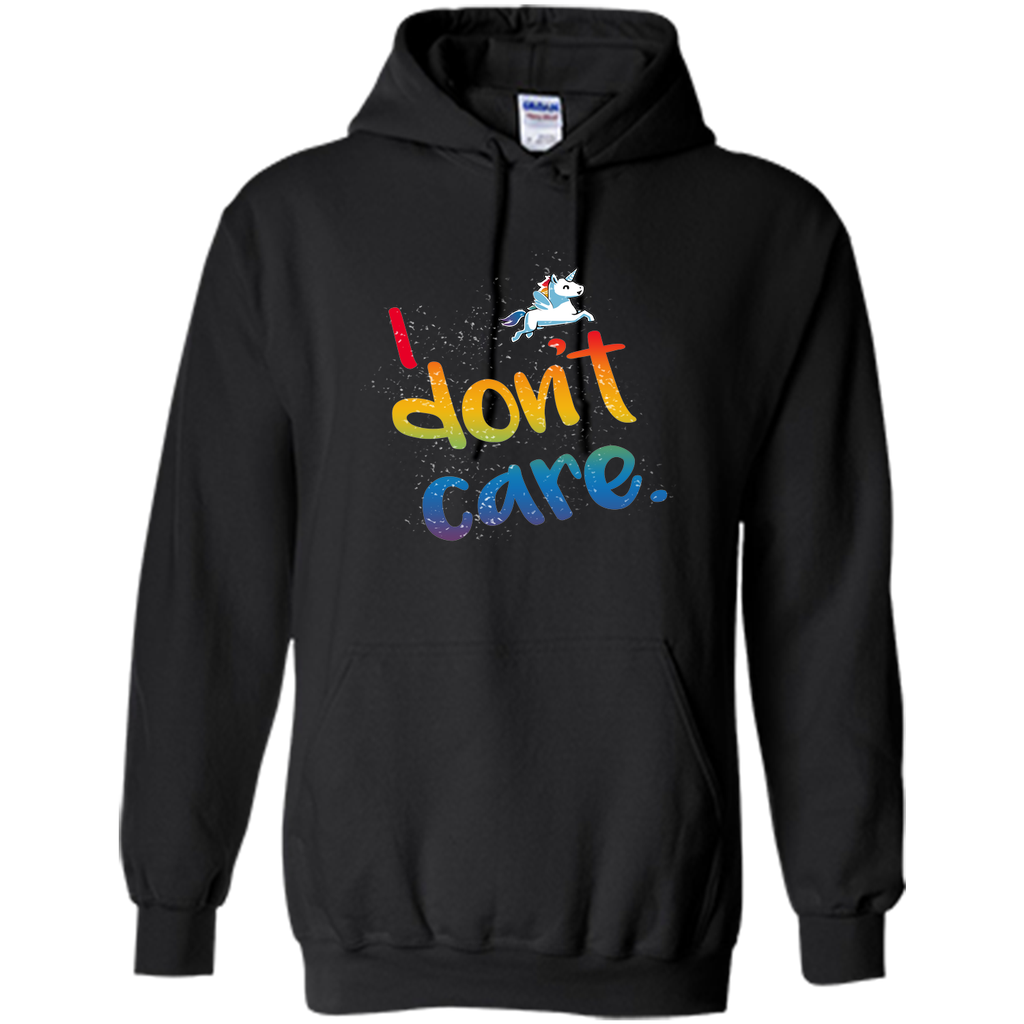 I don't care! lovely unicorn t shirt