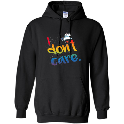 I don't care! lovely unicorn t shirt