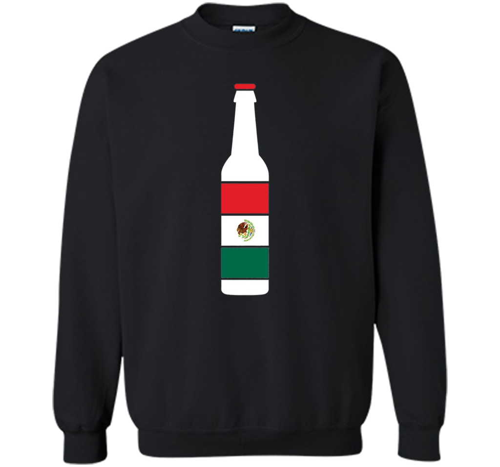 Mexico Flag Beer Bottle Soccer Apparel TriColor Gift T-Shirt