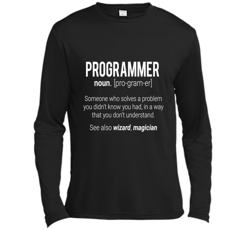 Funny Programmer Meaning T-Shirt - Programmer Noun Defintion