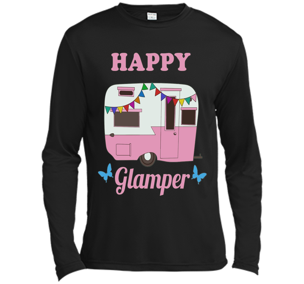 Happy Glamper - Glamping, Camping T-Shirt