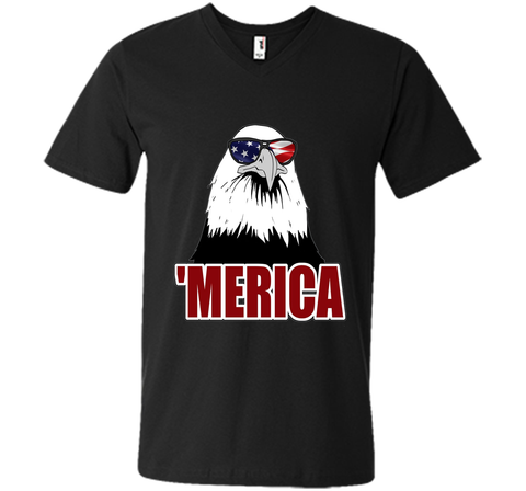 'Merica Patriotic Bald Eagle Graphic T-Shirt