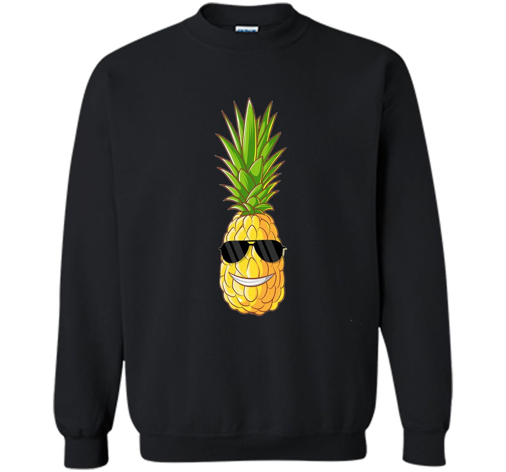 Premium Hawaiian Pineapple Graphic Shirt with Sunglasses