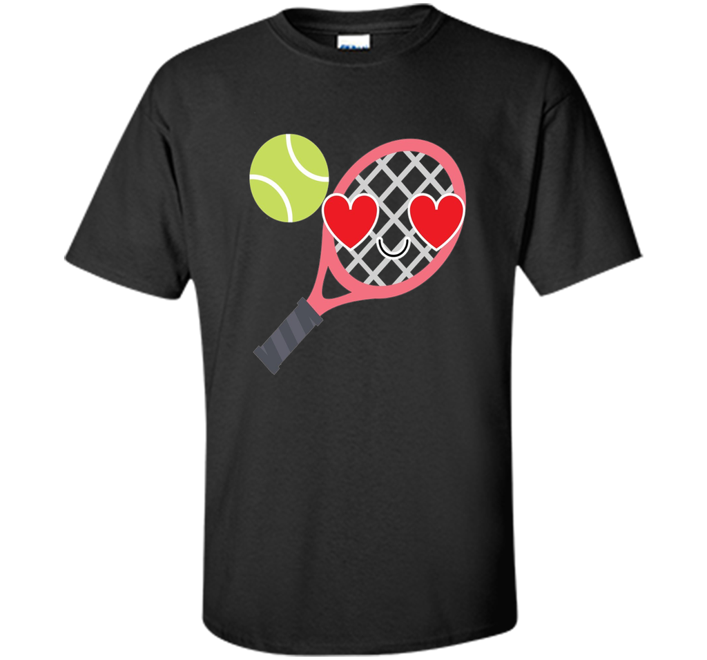 Tennis Emoji Heart Eye Shirt Soft Serve T-Shirt Tee