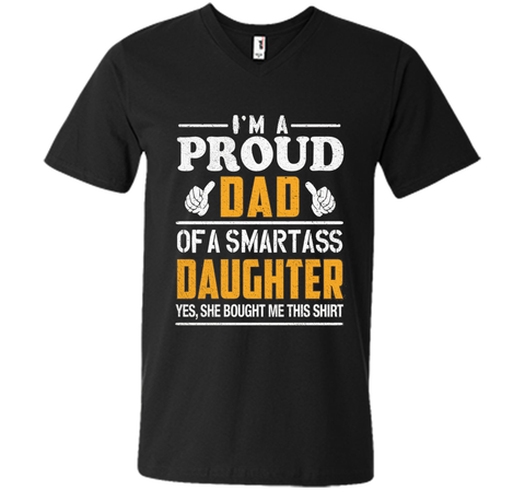 Gift for Father's Day, Proud Dad of Smartass Daughter Shirt