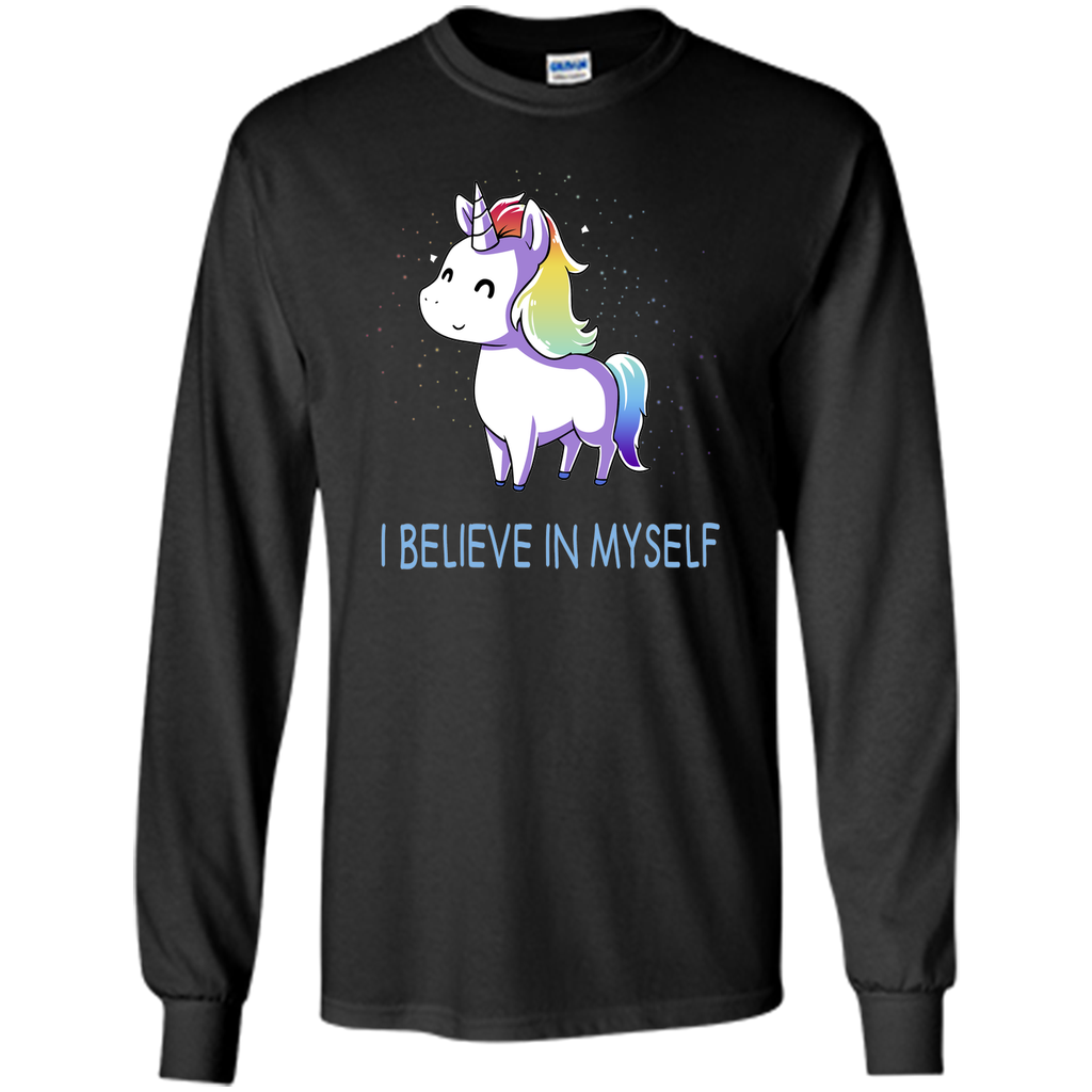 i believe in myself-lovely unicorn t shirt