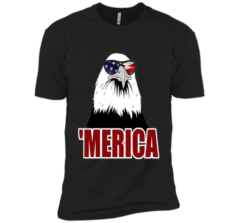 'Merica Patriotic Bald Eagle Graphic T-Shirt