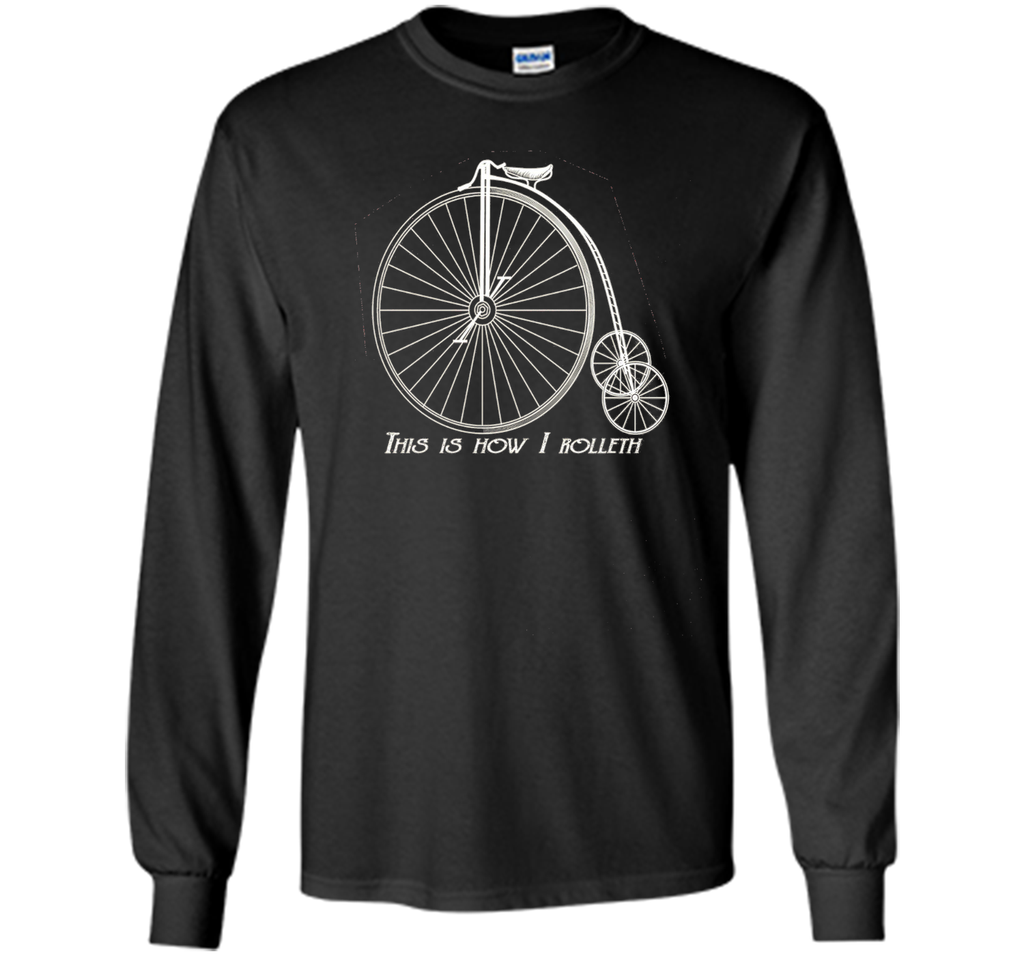 This is How I Rolleth Roll Vintage Tricycle BiCycle T-Shirt