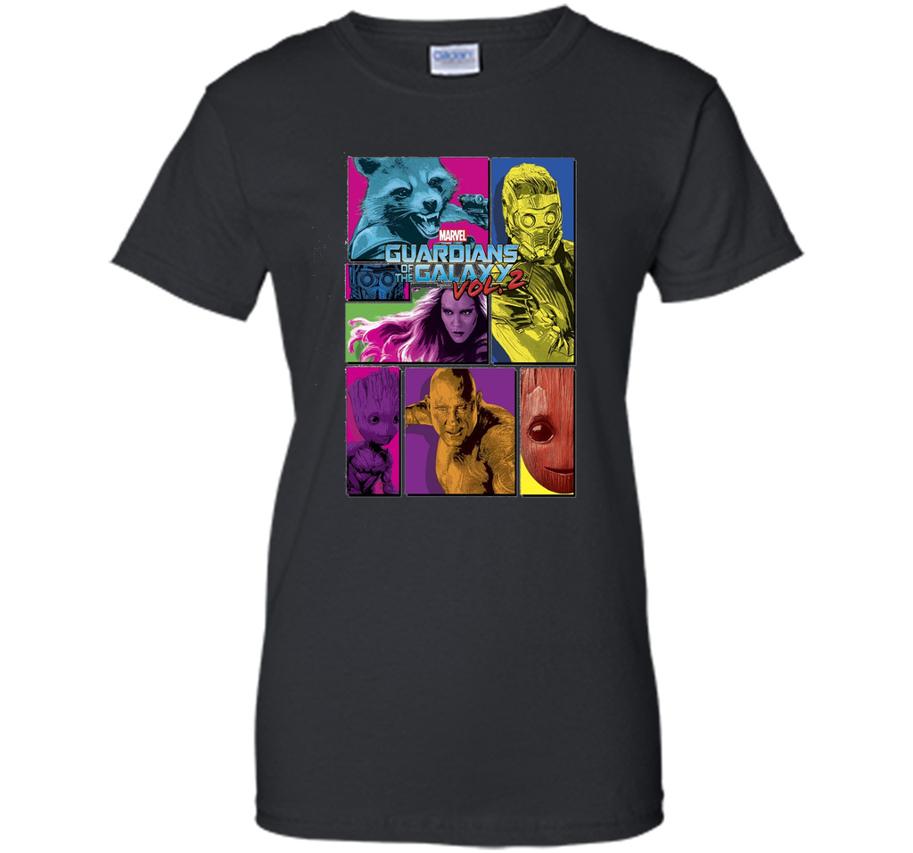 Marvel Guardians of the Galaxy 2 Team Puzzle Graphic T-Shirt
