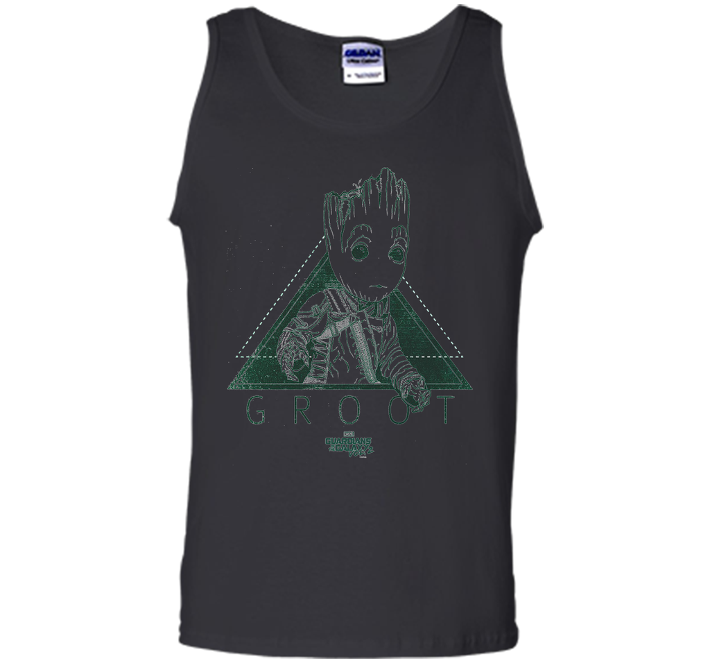Marvel Groot Guardians of Galaxy 2 Triangle Graphic T-Shirt