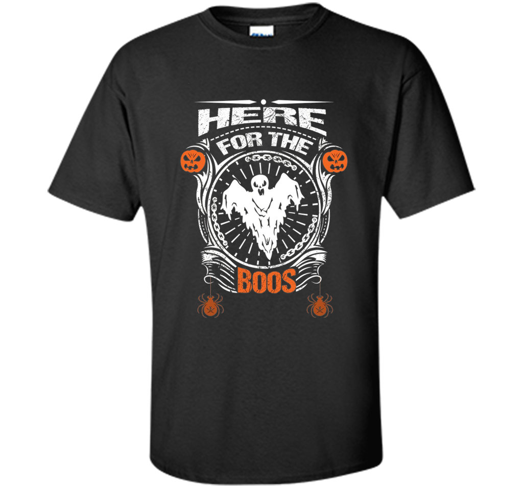 Boos Tshirt Halloween Ghost and Spider Tshirt shirt