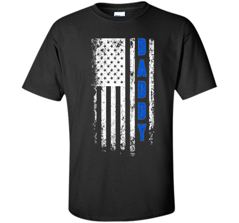 Father's Day t-Shirt - America Daddy Flag Blue