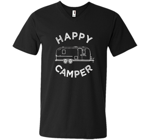Happy Camper T-Shirt, Retro Camping Trailer Tee