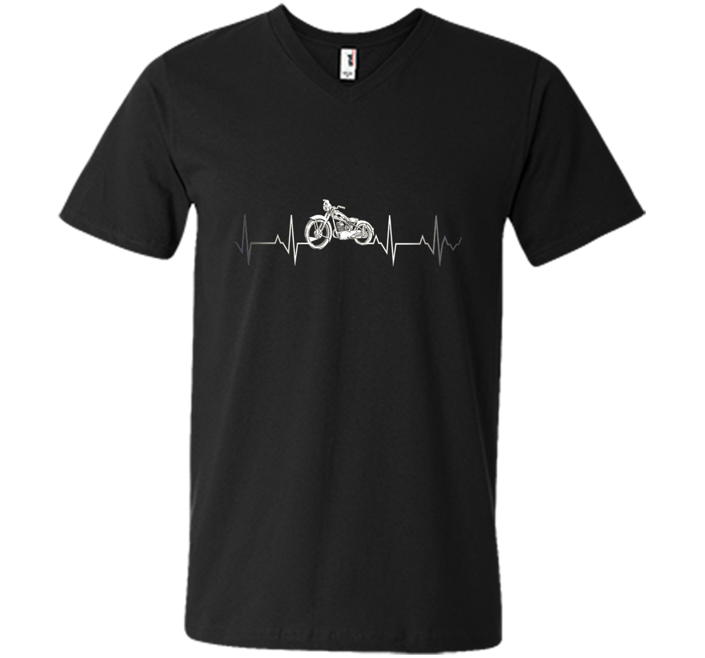 Motorcycle Heartbeat T-Shirt - I love my Motorcycle.