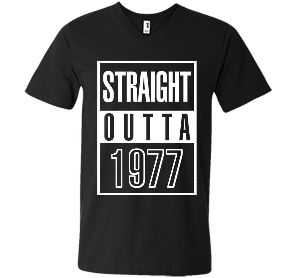 Funny Straight Outta 1977 40th Years Old Birthday Gift Shirt